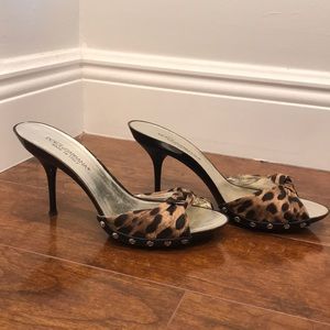 Dolce & Gabbana leopard kitten heels size 37.5